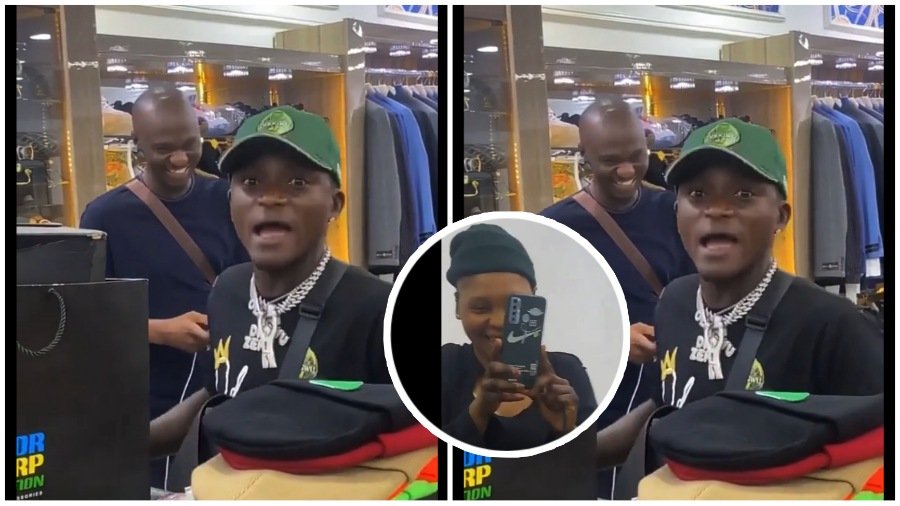 “No use Android phone camera me o” – Moment Portable blast lady who try to record him with a Samsung phone (VIDEO)