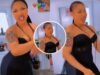 Tonto Dikeh puts her natural body on full display to entertain her fans (Watch Video)