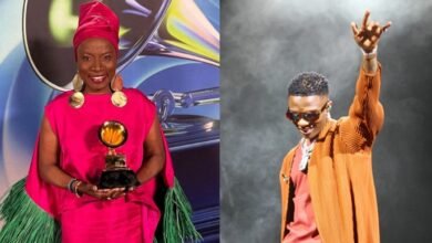 Wizkid finally breaks silence after grammy lost, celebrates Angelique Kidjo on her Grammy win