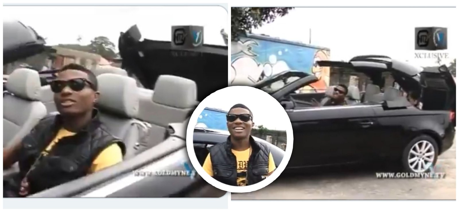 Rare video of Happy Wizkid when he bought an Open-Top Car for the First Time surfaced online (WATCH)