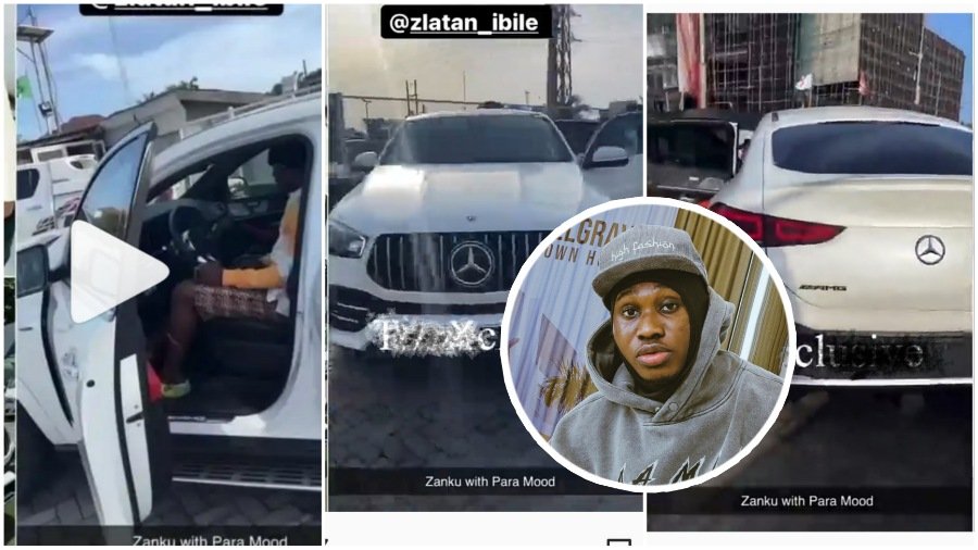 "Congratulation showers" as Zlatan gifts himself brand new Mercedes-Benz GLE 53 worth more than ₦60m (VIDEO)