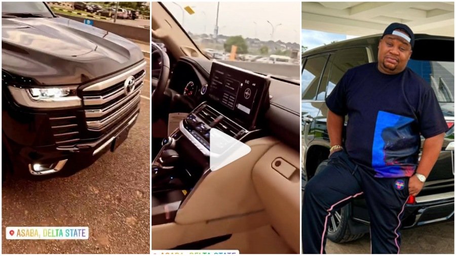 Cubana Chief Priest buys himself 2022 Toyota Land Cruiser worth ₦110 million shares video (WATCH)