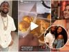 “Chef Chi Must Deliver” – Davido drools as he enjoys hot Meal made by Chioma, shares video Online (WATCH)