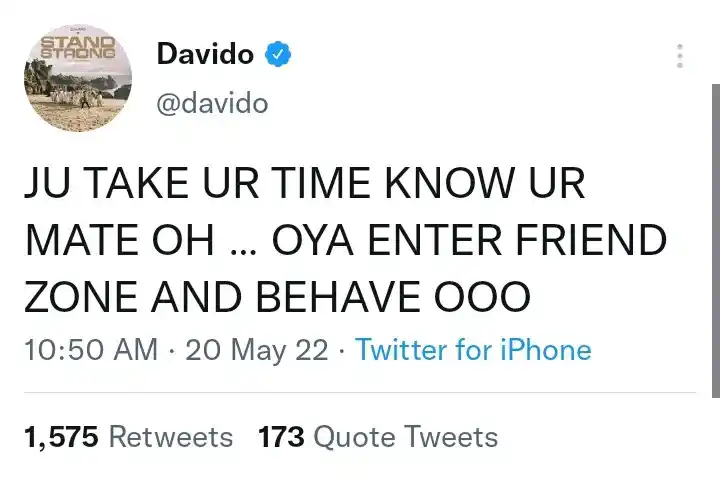 Davido issues stern warning to Isreal DMW after he hailed Wizkid (See Posts)