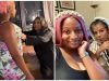 "Mothers will always be mothers” – DJ Cuppy laments as Mom covers her exposed b00bs (VIDEO)