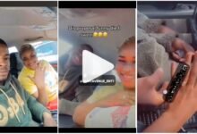 “You go marry me abi you no marry me” – Funny moment Man propose to girlfriend as he went straight to the point (VIDEO)