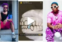 Bella Shmurda shows off the mouth grills, reveals he spent over ₦4.1m (VIDEO)