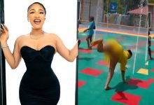 “Even if you see it, you can’t touch it” – Tonto Dikeh reacts to reactions that trailed her somersault video (WATCH)