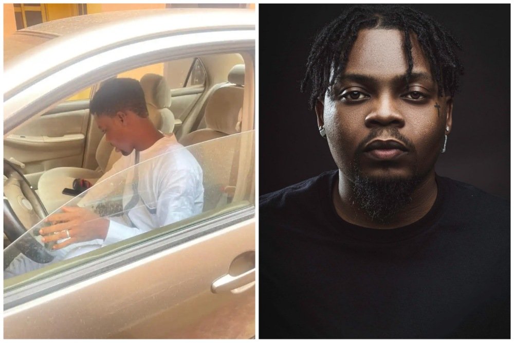 Olamide finally Buys car for Young Man months after humiliating Him (Photos)