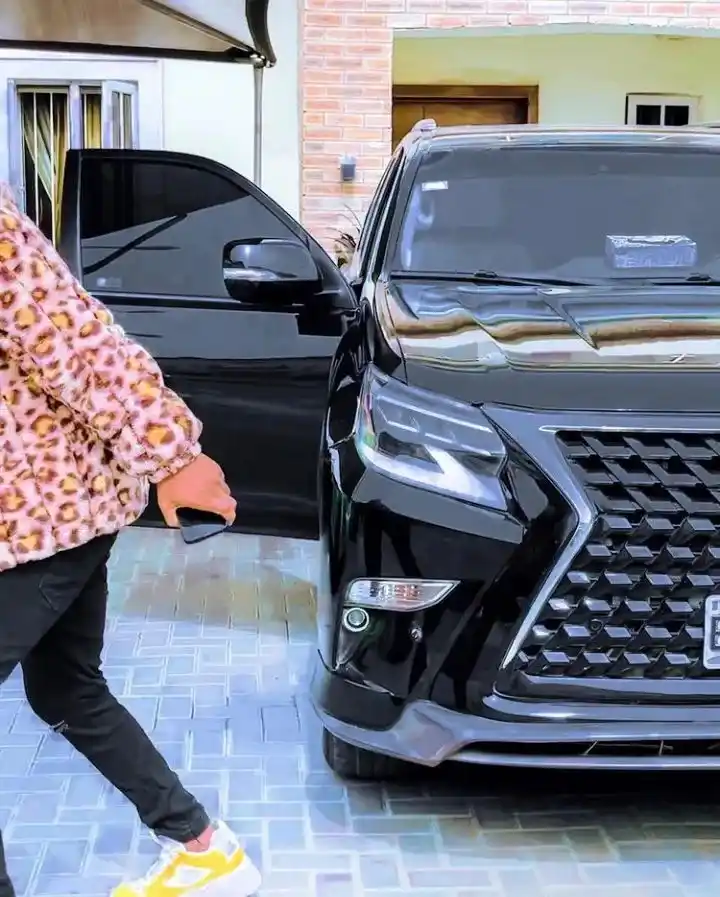 “Thank God, I just bought a new whip” – Skit maker, Oluwadolarz shares a he buys himself brand new Lexus SUV