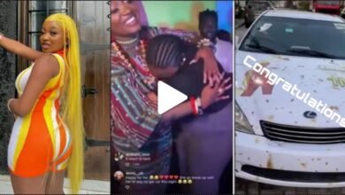 Moment 'Papaya Ex' gifts out brand new Lexus car & 10 iPhones in celebration of 1M followers (WATCH)