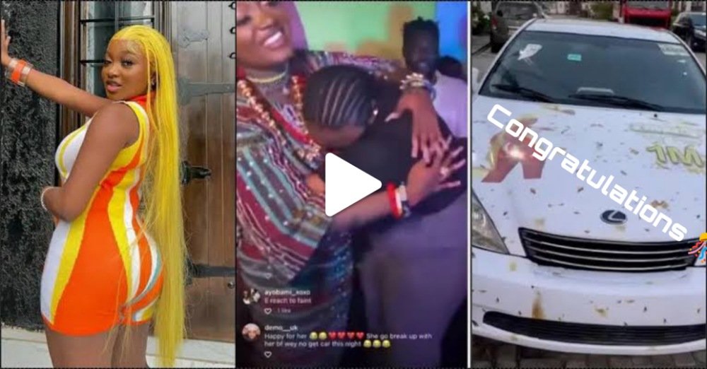 Moment 'Papaya Ex' gifts out brand new Lexus car & 10 iPhones in celebration of 1M followers (WATCH)