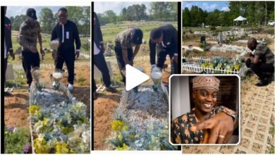 2face Idibia visits Sound Sultan’s grave in the US shares video (WATCH)