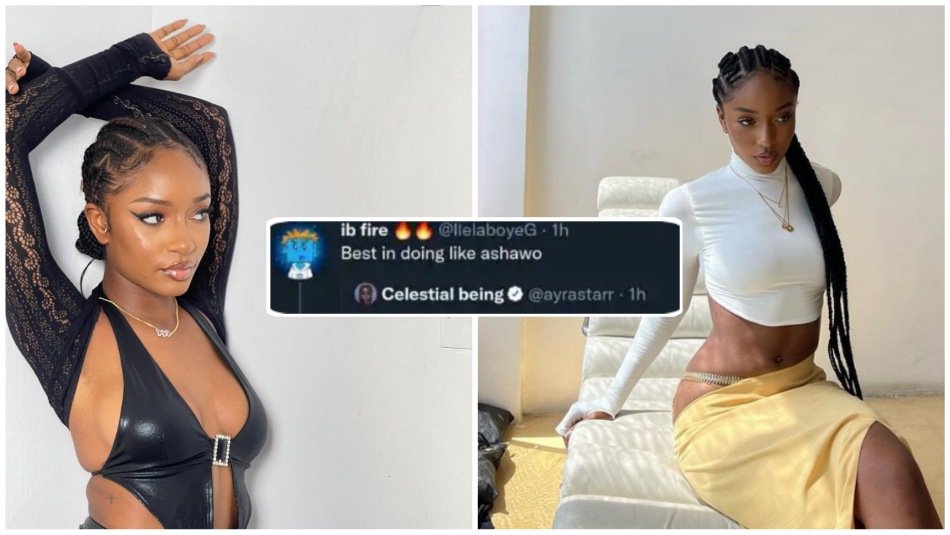 Ayra Starr lambasts Troll who says she is best at doing Ashawo On Twitter