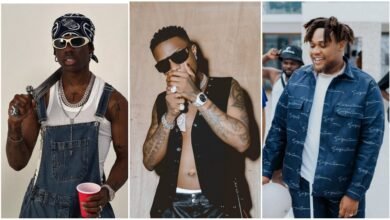 Wizkid, Rema and BNXN captured together jamming to YBNL's Asake PBUY in the club after their show in (WATCH)