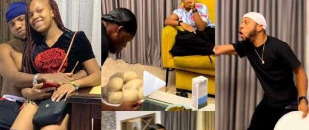 “There is no way she is eating this sh!t” – Actor Charles Okocha reprimands his house-help for serving his daughter fufu (video)