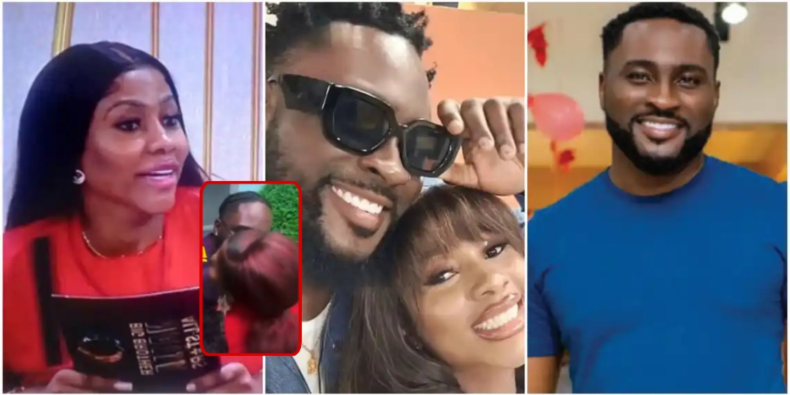 "Chop Lips Moment" Moment Mercy Eke runs away as she’s captured on camera trying to kiss Pere (Video)